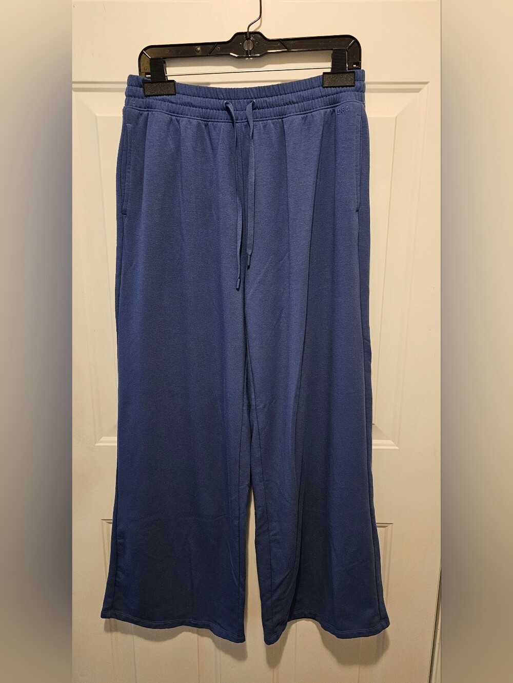 DSG Blue High Waisted Drawstring Wide Leg Lounge Sweatpants Medium